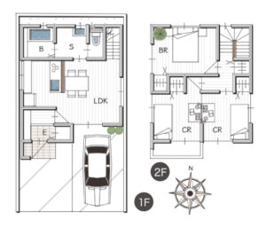 岡山市北区今7丁目　新築建売住宅　3280万円、3580万円　ナカタホーム岡山